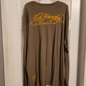 Ed Hardy Shirts - NWOT mens Long slave Ed Hardy T-shirt size 4X Ed Hardy Shirts - NWOT mens Long slave Ed Hardy T-shirt size 4X